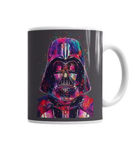 Darth Vader Paint Kupa Bardak Porselen