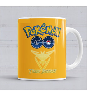 Pokemon Go Team İnstinct Kupa Bardak Porselen