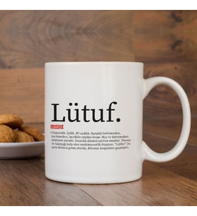 Lügatçe Lütuf Kupa (Beyaz)