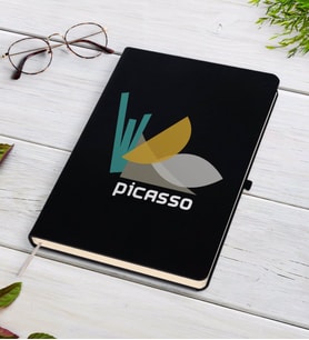 Picasso Tasarımlı Siyah Defter
