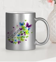 BK Gift Kişiye Özel Sevgililer Günü Temalı Gümüş Yaldızlı Kupa Bardak  10
