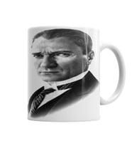 Mustafa Kemal Atatürk Kupa Bardak Porselen