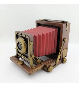 Dekoratif Metal Nostaljik Fotoğraf Makinesi C0262