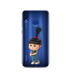 Agnes Tasarımlı Süper Şeffaf Silikon Telefon Kılıfı Huawei Honor 8c
