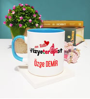Mesajlı Fizyoterapist Kupa Bardak Mavi