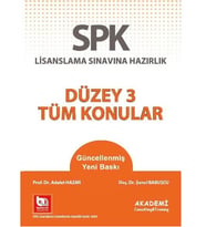 SPK Düzey 3 Tüm Konular