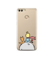 Küçük Prens Tasarım Süper Şeffaf Silikon Telefon Kılıfı Huawei Y9 2018