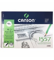 Canson 1557 Eskiz Defteri Spiralli 120g 15 Yaprak 25x35cm