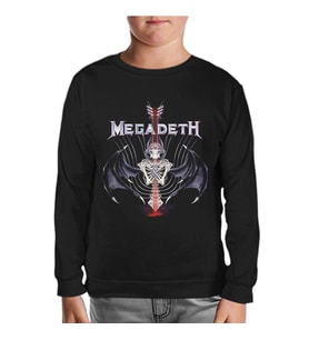 Megadeth - Vic 2 Siyah Çocuk Sweatshirt
