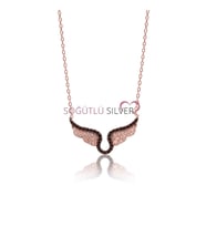 Söğütlü Silver Kanat Kolye
