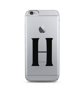 Iphone 6s Harf Tasarımlı Telefon Kılıfı H-Harfi 