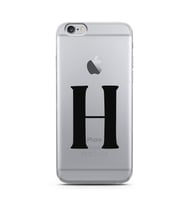 Iphone 6s Harf Tasarımlı Telefon Kılıfı H-Harfi 