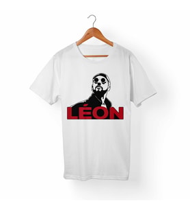 Leon-Mathilda Çocuk Beyaz Tişört