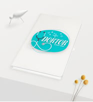 BK Gift Kişiye Özel Doktor Temalı Beyaz Defter - 14