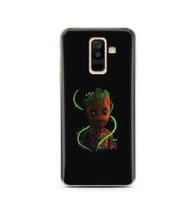 Baby Groot Tasarım Süper Şeffaf Silikon Telefon Kılıfı Samsung A6 Plus