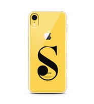 Iphone XR Harf Tasarımlı Telefon Kılıfı S-Harfi 