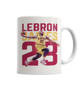 Lebron James 23 Kupa Bardak Porselen