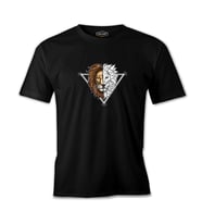 Aslan Triangle Siyah Erkek Tshirt