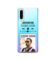 Oğuzhan Koç Mp3 Tasarımlı Süper Şeffaf Silikon Telefon Kılıfı Huawei P30  