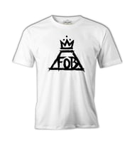Fall Out Boy - Logo Beyaz Erkek Tshirt