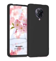 Microsonic Matte Silicone Xiaomi Poco F2 Pro Kılıf Siyah
