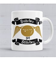 Harry Potter Snitches Get Stitches Kupa Bardak Porselen