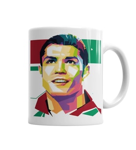 Cristiano Ronaldo Kupa Bardak Porselen