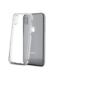 Apple iPhone XS Kamera Korumalı,Tıpalı,Şeffaf Silikon Kılıf