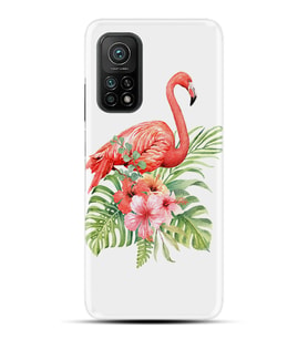 Kılıfland Xiaomi Mi 10T Pro Kılıf Silikon Resimli Kapak Pretty Flamingo Stok 1101