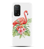 Kılıfland Xiaomi Mi 10T Pro Kılıf Silikon Resimli Kapak Pretty Flamingo Stok 1101
