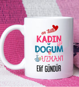 Mesajlı Kadın Doğum Uzmanı Kupa Bardak