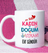 Mesajlı Kadın Doğum Uzmanı Kupa Bardak