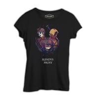 Slendy's Proxy Siyah Kadın Tshirt
