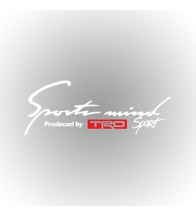 Toyota TRD Sports Mind Oto Sticker Araba Yapıştırma