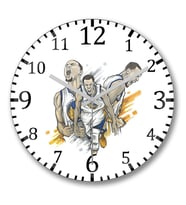 Stephen Curry Scream Duvar Saati Bombeli Gercek Cam