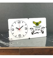 Karakuvvetleri Astsubay Ahşap Masa Saati