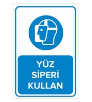 MIGNATIS - Yüz Siperi Kullan Levhası - Sac Malzeme 25x35cm