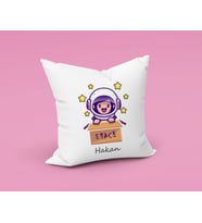 Maymun Astronot Uzay Yastığı Kişiye Özel