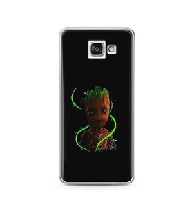 Baby Groot Tasarım Süper Şeffaf Silikon Telefon Kılıfı Samsung A3 (2016)