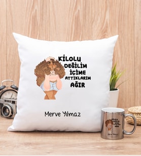 İçime Attıklarım Ağır Yastık ve Silver Kupa Bardak