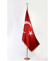 Makam Türk Bayrağı 100x150cm. (Direk Dahil Değildir)