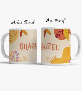 Kişiye Özel Tasarım İsimli Kupa Bardak