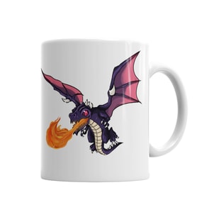 Clash of Clans Dragao Kupa Bardak Porselen
