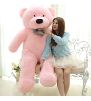 160cm Dev Peluş Ayı (Orjinal Peluş Yüzey) (Pembe)