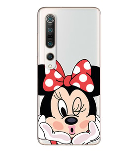 Minne Tasarımlı Süper Şeffaf Silikon Telefon Kılıfı Xiomai Mi10-pro