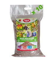 Bonny Nice Organik Çam Pelet Evcil Kuş Kafes Altlığı 5 kg 9 l x 10 Paket