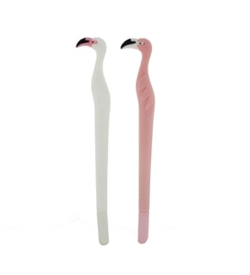 2 Adet Flamingo Tükenmez Kalem Pembe Beyaz