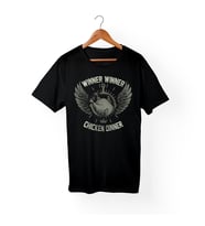 PubG Winner Winner Chicken Dinner Siyah Tişört