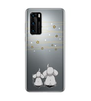 Filler Tasarımlı Süper Şeffaf Silikon Telefon Kılıfı Huawei P40