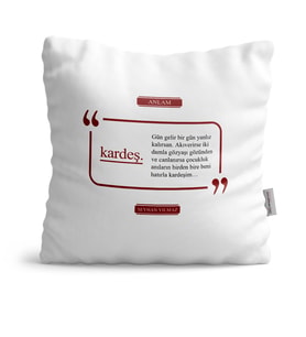 BK Gift Kişiye Özel Kardeş Dekoratif Yastık  22